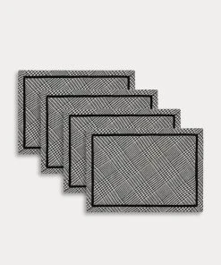 TRISH SCULLY HOME GLEN PLAID PLACEMAT SET OF 4