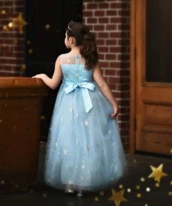 TRISH SCULLY ANTOINETTE GOWN LIGHT BLUE GIRLS