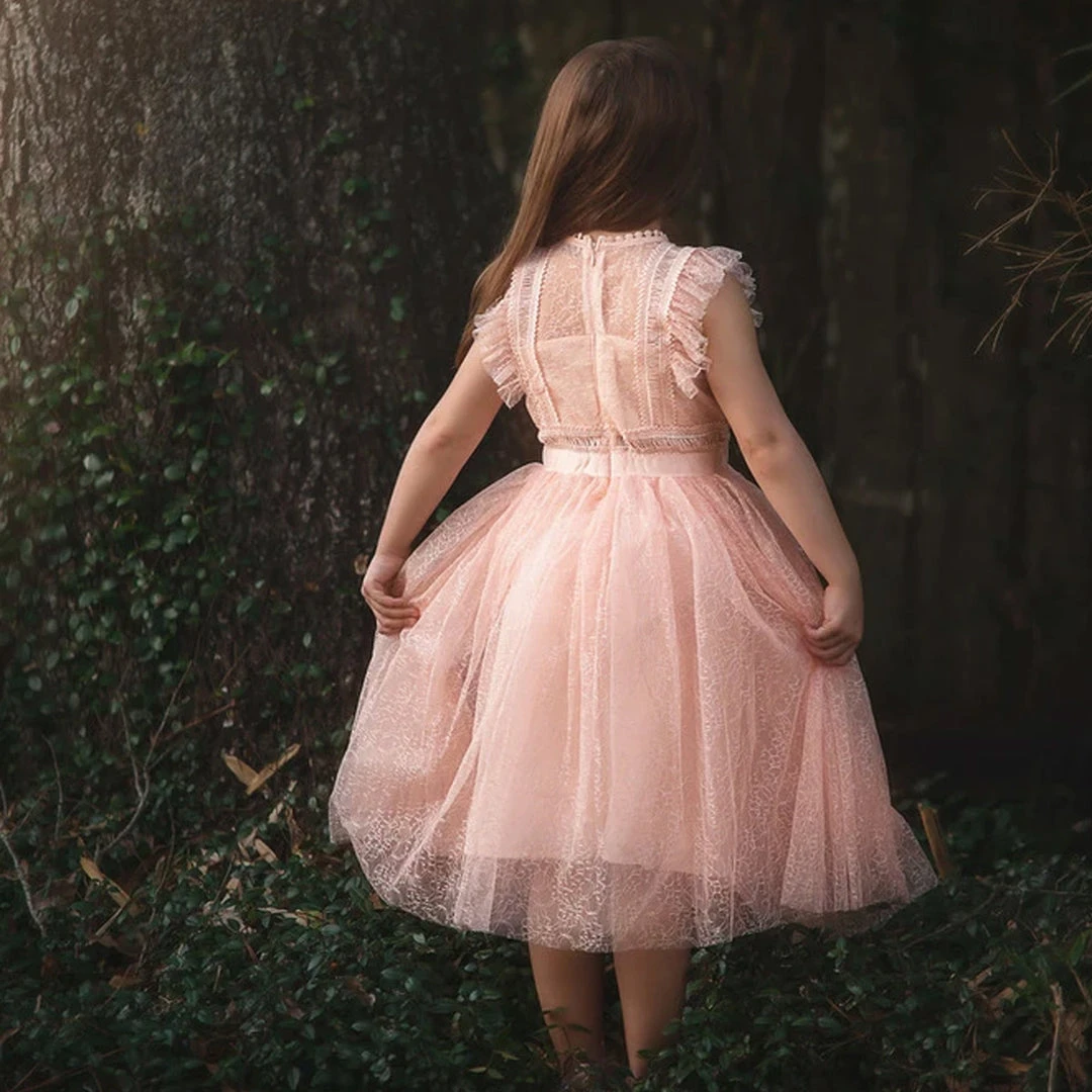 TRISH SCULLY HOME CLARISSA DRESS PEACHY PINK 6 TRISH SCULLY HOME CLARISSA DRESS PEACHY PINK