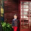 TRISH SCULLY STEWART TARTAN 3PC. SUIT BOYS