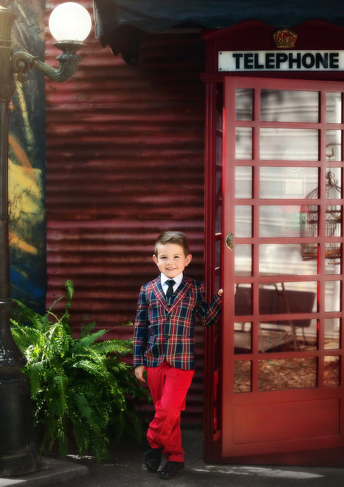 TRISH SCULLY STEWART TARTAN 3PC. SUIT BOYS 3 TRISH SCULLY STEWART TARTAN 3PC. SUIT BOYS