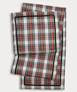 TRISH SCULLY HOME STEWART TARTAN TABLE RUNNER