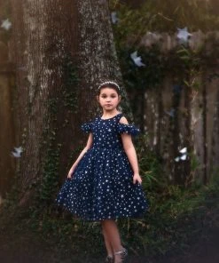 TRISH SCULLY ETOILE DRESS NAVY