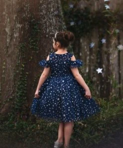 TRISH SCULLY ETOILE DRESS NAVY