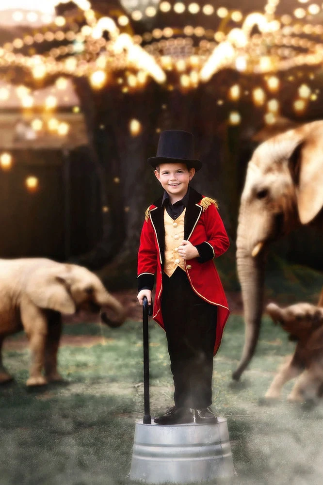 TRISH SCULLY Dress Up RINGLEADER FOR BOYS 3PC. SET 3 TRISH SCULLY Dress Up RINGLEADER FOR BOYS 3PC. SET