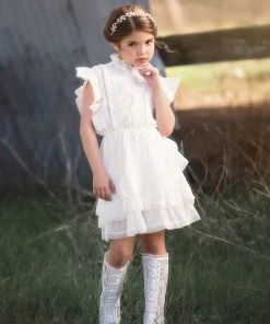 TRISH SCULLY Shop All Girls Apparel GRAMERCY BOOT WHITE