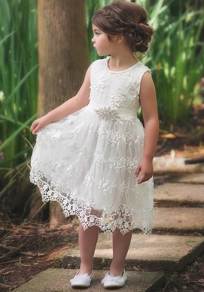 TRISH SCULLY HOME BELLA BRIANNA DRESS & BELT SET-ANTIQUE WHITE 3 TRISH SCULLY HOME BELLA BRIANNA DRESS & BELT SET-ANTIQUE WHITE