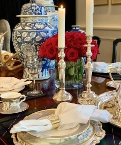 TRISH SCULLY SILVER PLATED ST. JAMES CHARGER PLATE HOME