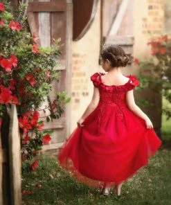 TRISH SCULLY BELLE GOWN CRIMSON 13 TRISH SCULLY BELLE GOWN CRIMSON