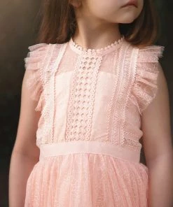 TRISH SCULLY HOME CLARISSA DRESS PEACHY PINK 11 TRISH SCULLY HOME CLARISSA DRESS PEACHY PINK