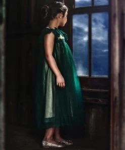 TRISH SCULLY ADRIANA DRESS EMERALD GIRLS 11 TRISH SCULLY ADRIANA DRESS EMERALD GIRLS