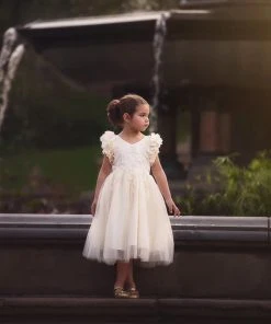 TRISH SCULLY HOME BIANCA DRESS IVORY