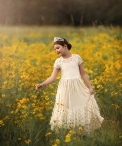 TRISH SCULLY HOME MEGHAN GOWN IVORY Girls 7-14