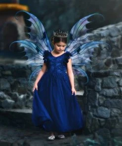 TRISH SCULLY BIANCA GOWN NAVY GIRLS 10 TRISH SCULLY BIANCA GOWN NAVY GIRLS