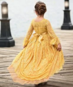 TRISH SCULLY AINSLEY DRESS & BELT SET TURMERIC