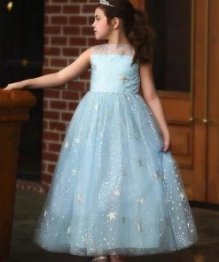 TRISH SCULLY ANTOINETTE GOWN LIGHT BLUE GIRLS