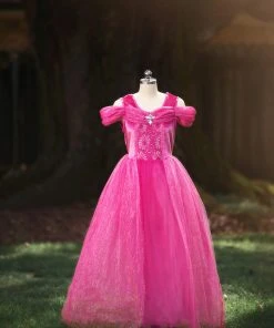 TRISH SCULLY HOME Women's Dress-Up PINK PRINCESS GOWN FOR WOMEN