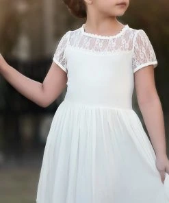 TRISH SCULLY HOME MEGHAN GOWN WHITE