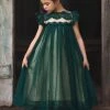 TRISH SCULLY ADRIANA DRESS EMERALD GIRLS 2 TRISH SCULLY ADRIANA DRESS EMERALD GIRLS