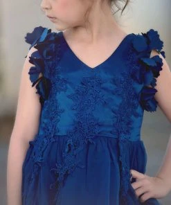 TRISH SCULLY BIANCA DRESS NAVY 14 TRISH SCULLY BIANCA DRESS NAVY