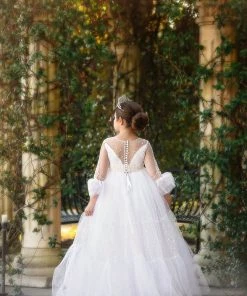 TRISH SCULLY JOSEPHINE GOWN WHITE