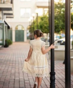TRISH SCULLY EVERLY DRESS YELLOW GINGHAM GIRLS