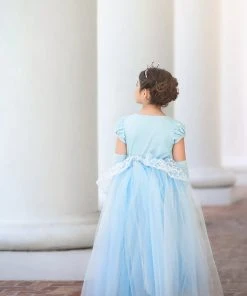 TRISH SCULLY HOME PRINCESS ADELINE GOWN & GLOVES SET BLUE Dress Up