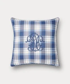 TRISH SCULLY HOME WHITEHALL EMBROIDERY PILLOW CASE