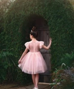 TRISH SCULLY MILLY DRESS SPARKLE PINK GIRLS