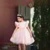 TRISH SCULLY MILLY DRESS SPARKLE PINK GIRLS