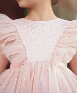 TRISH SCULLY MILLY DRESS SPARKLE PINK GIRLS 8 TRISH SCULLY MILLY DRESS SPARKLE PINK GIRLS