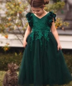 TRISH SCULLY BIANCA GOWN EMERALD 10 TRISH SCULLY BIANCA GOWN EMERALD