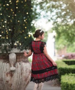 TRISH SCULLY GIRLS EVERLY DRESS STEWART TARTAN 8 TRISH SCULLY GIRLS EVERLY DRESS STEWART TARTAN