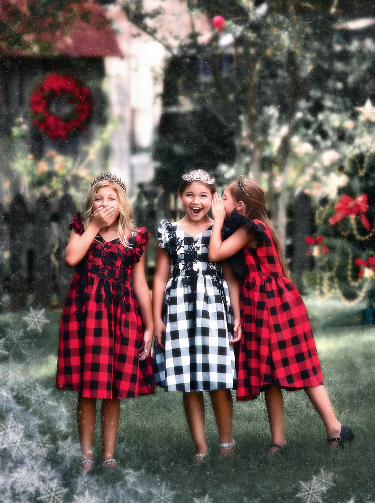 TRISH SCULLY BIANCA DRESS BLACK AND WHITE BUFFALO CHECK Spring/Summer 2022 4 TRISH SCULLY BIANCA DRESS BLACK AND WHITE BUFFALO CHECK Spring/Summer 2022