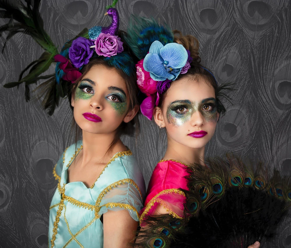 TRISH SCULLY HOME PEACOCK PRINCESS GOWN FUCHSIA