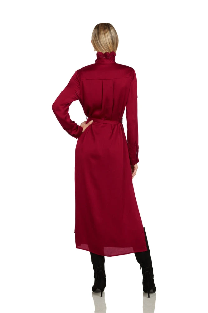 TRISH SCULLY LEA BUTTON DOWN MAXI DRESS 6 TRISH SCULLY LEA BUTTON DOWN MAXI DRESS