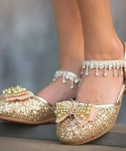 TRISH SCULLY HOME GOLD REGAL PRINCESS SHOE