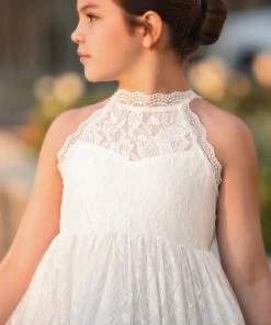 TRISH SCULLY DOMINIQUE MAXI DRESS WHITE GIRLS