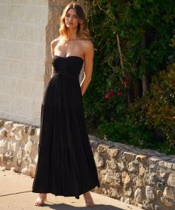 TRISH SCULLY WOMEN PIPPA MAXI DRESS BLACK 9 TRISH SCULLY WOMEN PIPPA MAXI DRESS BLACK