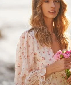 TRISH SCULLY WOMEN GRACE MINI DRESS PINK FLORAL 17 TRISH SCULLY WOMEN GRACE MINI DRESS PINK FLORAL