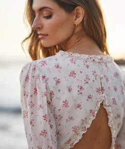 TRISH SCULLY WOMEN GRACE MINI DRESS PINK FLORAL 16 TRISH SCULLY WOMEN GRACE MINI DRESS PINK FLORAL