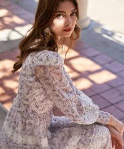 TRISH SCULLY SOFIA MAXI DRESS LAVENDER FLORAL 17 TRISH SCULLY SOFIA MAXI DRESS LAVENDER FLORAL