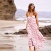 TRISH SCULLY WOMEN ALEXA MAXI DRESS PINK FLORAL 2 TRISH SCULLY WOMEN ALEXA MAXI DRESS PINK FLORAL