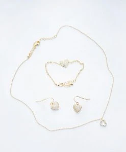 TRISH SCULLY HEART 3-PC JEWELRY SET
