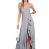 TRISH SCULLY WOMEN PAIGE GOWN SILVER BLUE