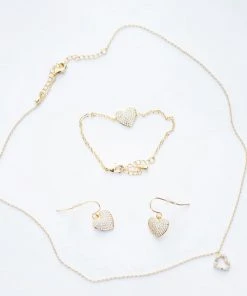 TRISH SCULLY HEART 3-PC JEWELRY SET
