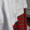 TRISH SCULLY MILANO WHITE JACQUARD TABLE CLOTH 72" SQUARE HOME