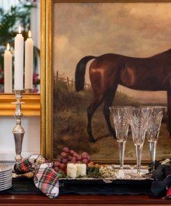 TRISH SCULLY HOME BLACK WATCH TABLE RUNNER