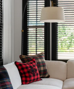 TRISH SCULLY BUFFALO CHECK PILLOW CASE RED HOME