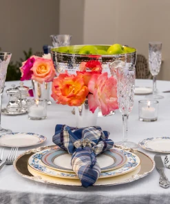 TRISH SCULLY HOME SILVER PLATED YORKSHIRE CHARGER PLATE